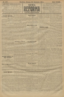 Nowa Reforma (wydanie popołudniowe). 1914, nr 137