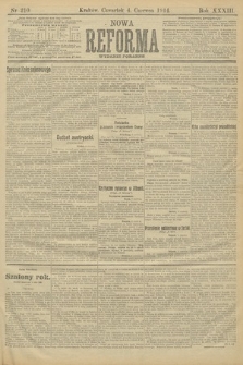 Nowa Reforma (wydanie poranne). 1914, nr 210