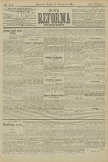 Nowa Reforma (wydanie poranne). 1914, nr 214