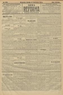 Nowa Reforma (wydanie popołudniowe). 1914, nr 231