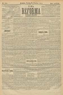 Nowa Reforma (wydanie poranne). 1914, nr 234
