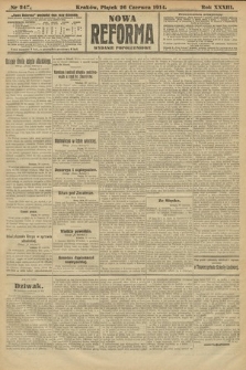 Nowa Reforma (wydanie popołudniowe). 1914, nr 247