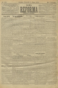 Nowa Reforma (wydanie poranne). 1914, nr 257