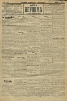 Nowa Reforma (wydanie popołudniowe). 1914, nr 258