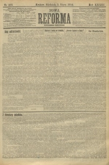 Nowa Reforma (wydanie poranne). 1914, nr 263