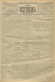 Nowa Reforma (wydanie poranne). 1914, nr 283