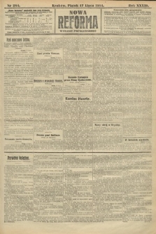 Nowa Reforma (wydanie popołudniowe). 1914, nr 284