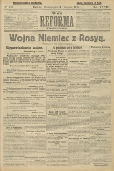 Nowa Reforma (wydanie poranne). 1914, nr 317