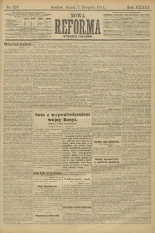Nowa Reforma (wydanie poranne). 1914, nr 329