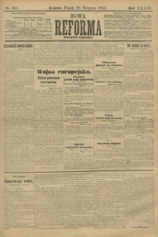 Nowa Reforma (wydanie poranne). 1914, nr 357