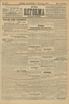 Nowa Reforma (wydanie poranne). 1914, nr 388