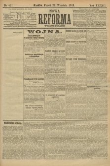 Nowa Reforma (wydanie poranne). 1914, nr 421