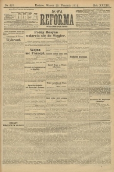 Nowa Reforma (wydanie poranne). 1914, nr 428