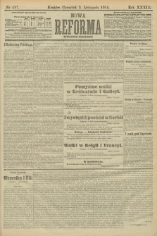 Nowa Reforma (wydanie poranne). 1914, nr 497