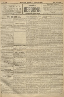 Nowa Reforma (wydanie popołudniowe). 1917, nr 39
