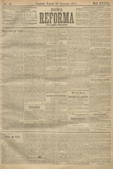 Nowa Reforma (wydanie poranne). 1917, nr 42