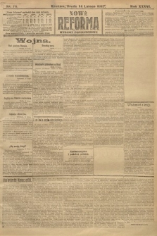 Nowa Reforma (wydanie popołudniowe). 1917, nr 74