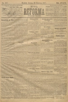 Nowa Reforma (wydanie poranne). 1917, nr 287