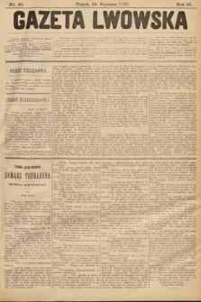 Gazeta Lwowska. 1901, nr 20