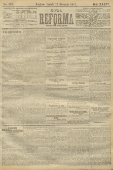 Nowa Reforma (wydanie poranne). 1917, nr 378