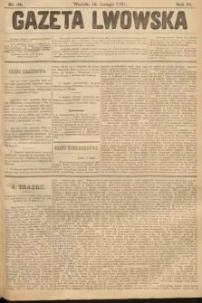 Gazeta Lwowska. 1901, nr 34