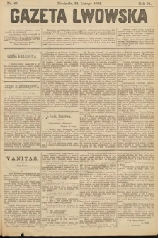 Gazeta Lwowska. 1901, nr 45