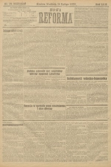 Nowa Reforma. 1923, nr 20