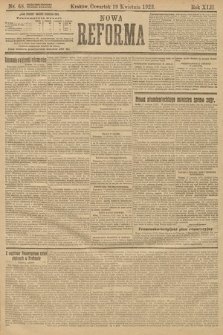 Nowa Reforma. 1923, nr 68