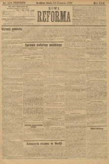 Nowa Reforma. 1923, nr 110