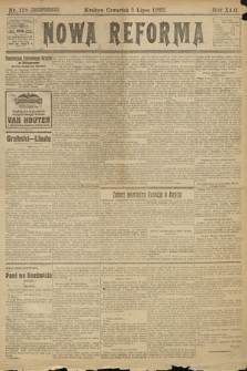 Nowa Reforma. 1923, nr 128