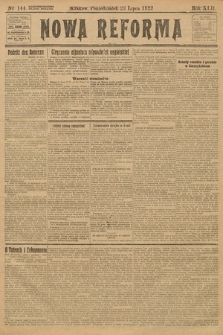 Nowa Reforma. 1923, nr 144