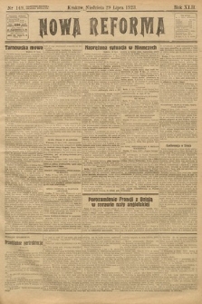 Nowa Reforma. 1923, nr 149