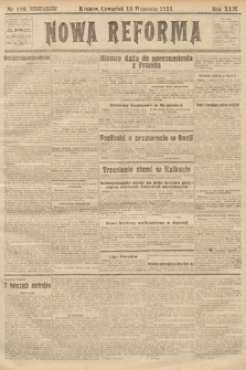 Nowa Reforma. 1923, nr 186
