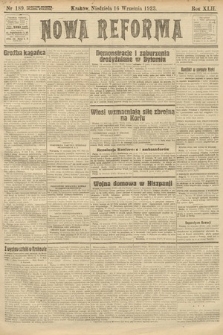 Nowa Reforma. 1923, nr 189