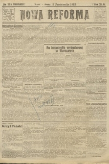 Nowa Reforma. 1923, nr 215