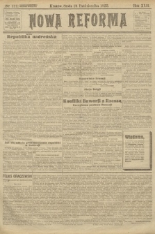 Nowa Reforma. 1923, nr 221