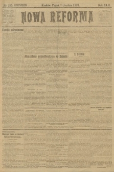Nowa Reforma. 1923, nr 255