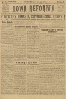 Nowa Reforma. 1923, nr 258