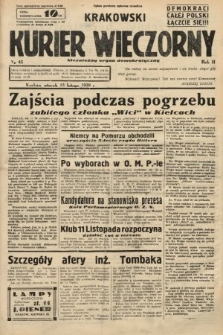 Krakowski Kurier Wieczorny : niezależny organ demokratyczny. 1938, nr 45