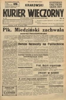 Krakowski Kurier Wieczorny : niezależny organ demokratyczny. 1938, nr 46