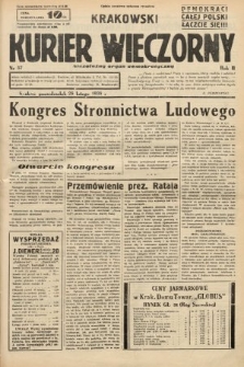 Krakowski Kurier Wieczorny : niezależny organ demokratyczny. 1938, nr 57