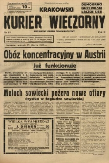 Krakowski Kurier Wieczorny : niezależny organ demokratyczny. 1938, nr 87