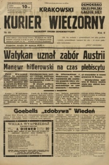 Krakowski Kurier Wieczorny : niezależny organ demokratyczny. 1938, nr 88