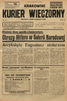 Krakowski Kurier Wieczorny : niezależny organ demokratyczny. 1938, nr 91