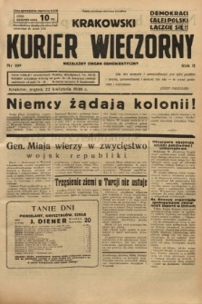 Krakowski Kurier Wieczorny : niezależny organ demokratyczny. 1938, nr 109