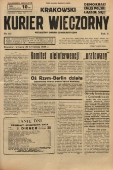 Krakowski Kurier Wieczorny : niezależny organ demokratyczny. 1938, nr 113