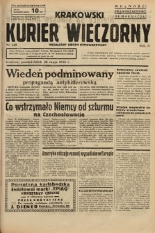 Krakowski Kurier Wieczorny : niezależny organ demokratyczny. 1938, nr 145