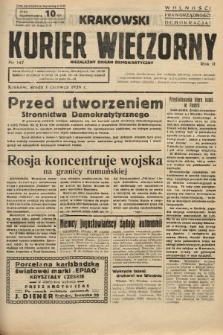 Krakowski Kurier Wieczorny : niezależny organ demokratyczny. 1938, nr 147
