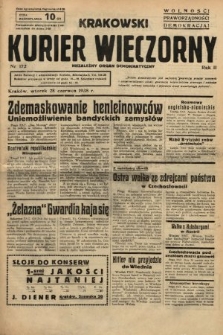 Krakowski Kurier Wieczorny : niezależny organ demokratyczny. 1938, nr 172