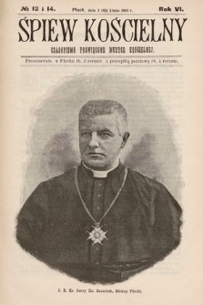 Śpiew Kościelny : czasopismo poświęcone muzyce kościelnej. 1901, nr 13 i 14